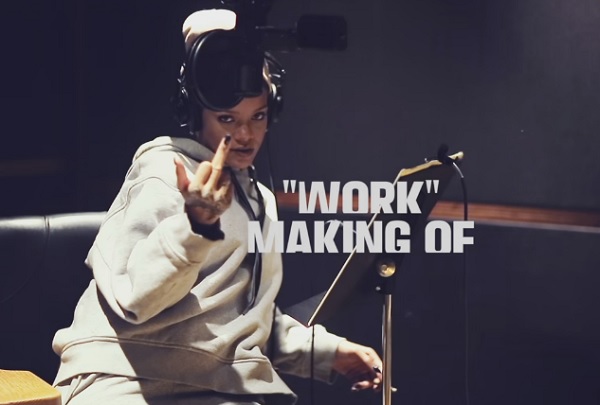 Rihanna Gives Us A Behind The Scenes Look of Recording 