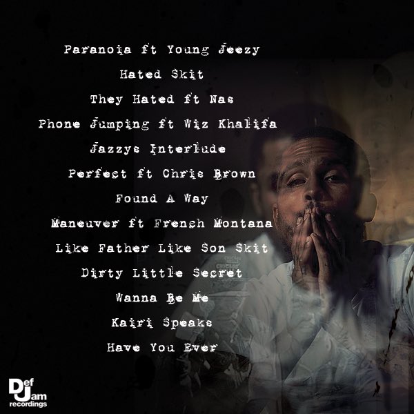 paranoia track list