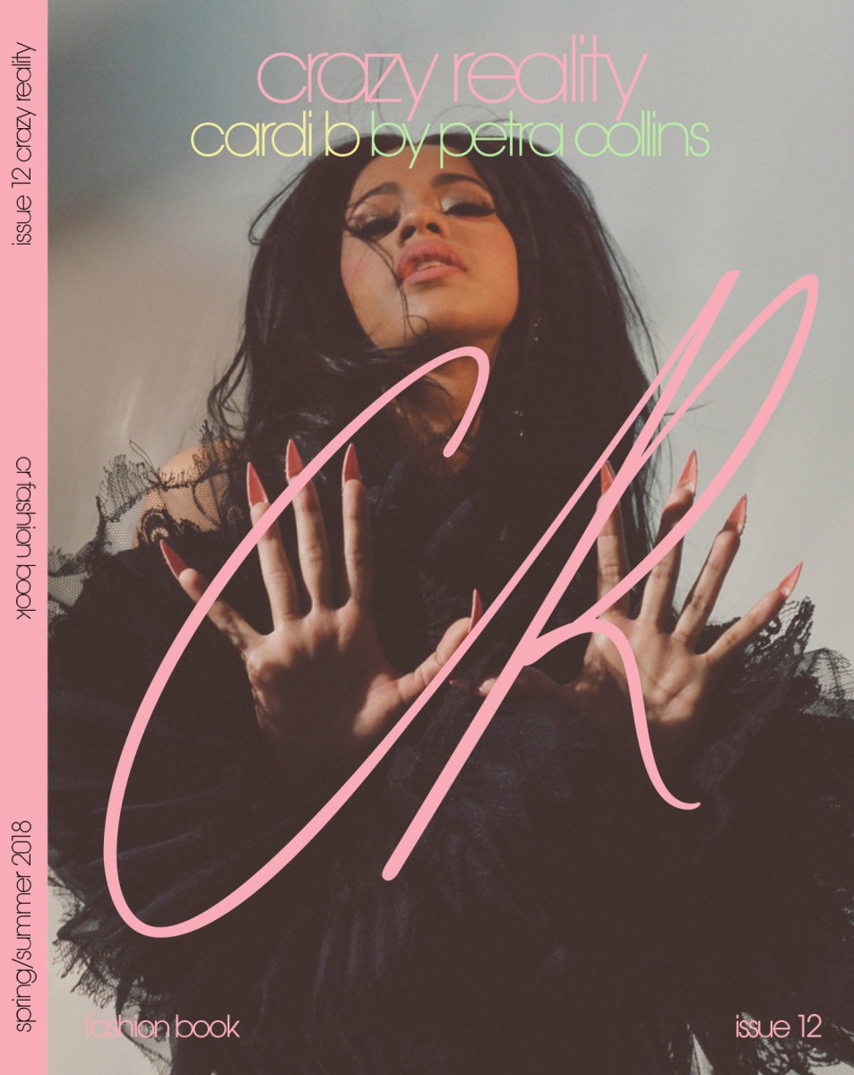 cr fashion book issue 12 cardi b cover by petra collins 2
