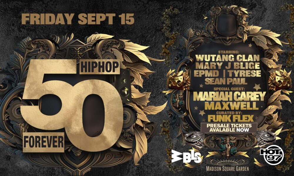 Hot 97 Announces ‘Hip Hop 50’ Concert with Wu-Tang Clan, Mary J. Blige, EPMD, Mariah Carey, More