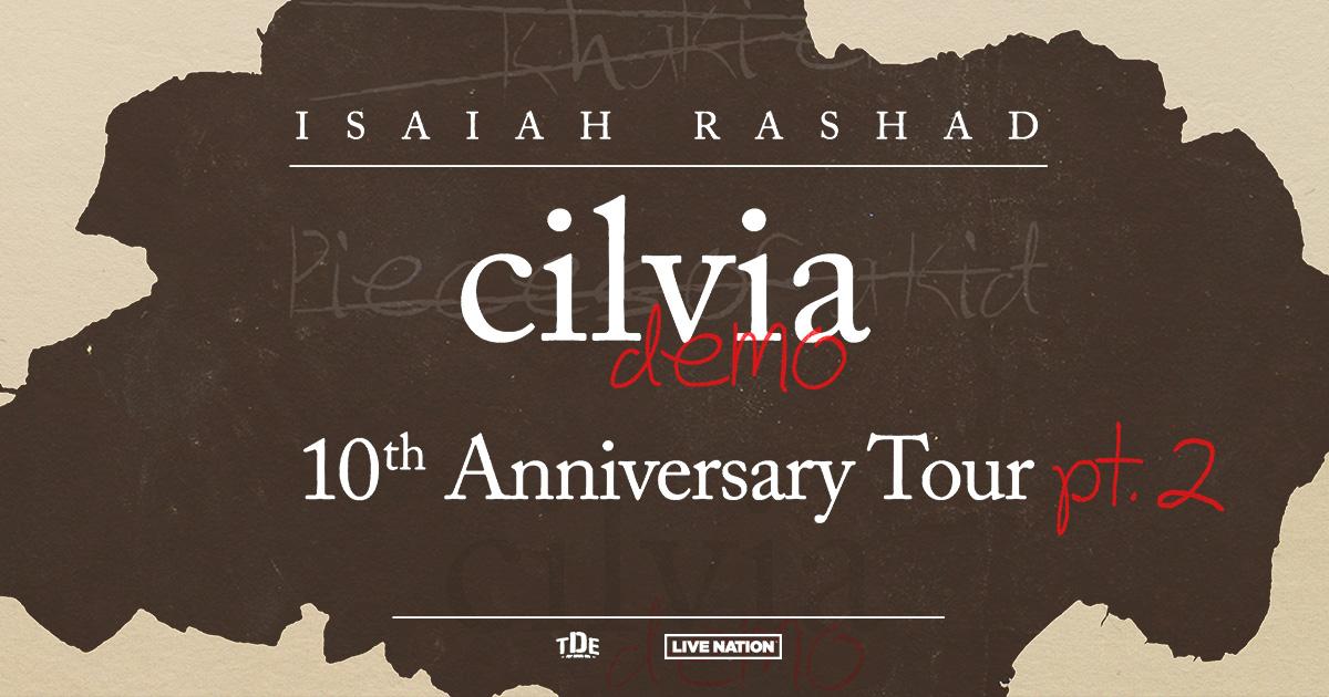 Isaiah Rashad Announces 'Civilia Demo 10th Anniversary Tour' Part Two miixtapechiick