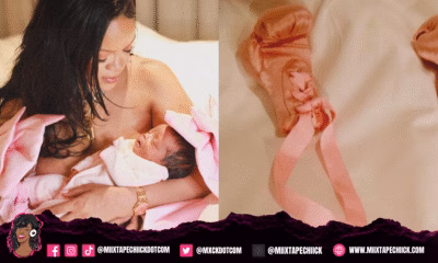Rihanna Announces Birth of Baby Girl, Rocki Irish Mayers miixtapechiick