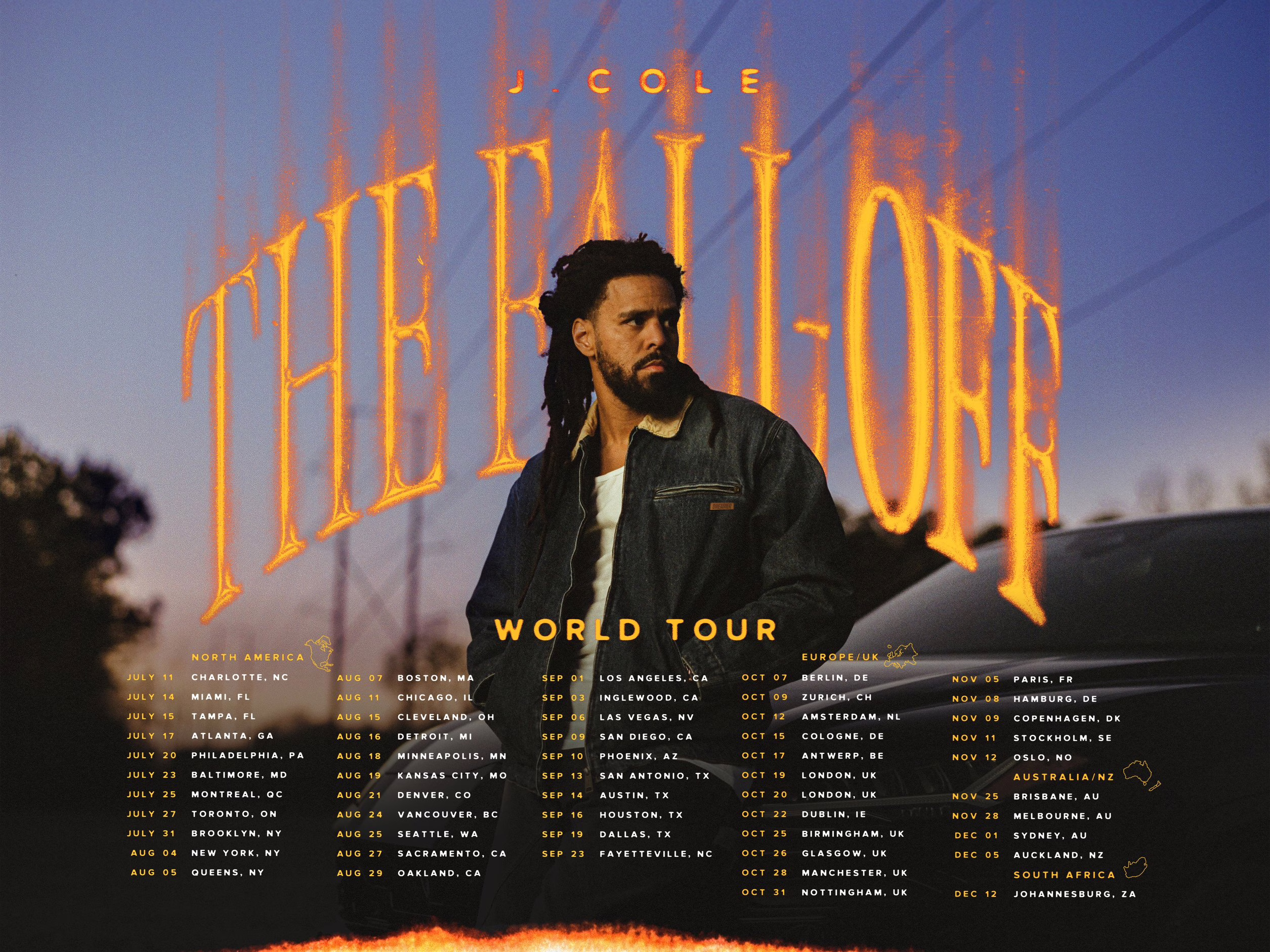 J. Cole Announces The Fall-Off World Tour miixtapechiick
